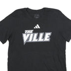 ADIDAS Mens Black The Ville Graphic T-Shirt M Short Sleeve Crew Neck
