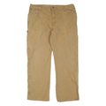 DICKIES Mens Jeans Beige Regular Straight Denim W40 L32 Workwear Utility Pants