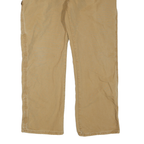DICKIES Mens Jeans Beige Regular Straight Denim W40 L32 Workwear Utility Pants