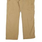 DICKIES Mens Jeans Beige Regular Straight Denim W40 L32 Workwear Utility Pants