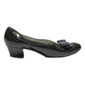 BALLY Womens Black Leather Strappy Court Shoes UK 4.5 Elegant Bow Detail