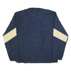 NIKE Mens Navy & Beige University Track Jacket L Polyester Storm-Fit Zip