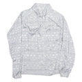 Womens Blouse Silver Collared Long Sleeve Viscose M