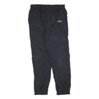 ADIDAS Mens Joggers Black M W32 L30 Polyester Blend Regular Fit Tapered Leg