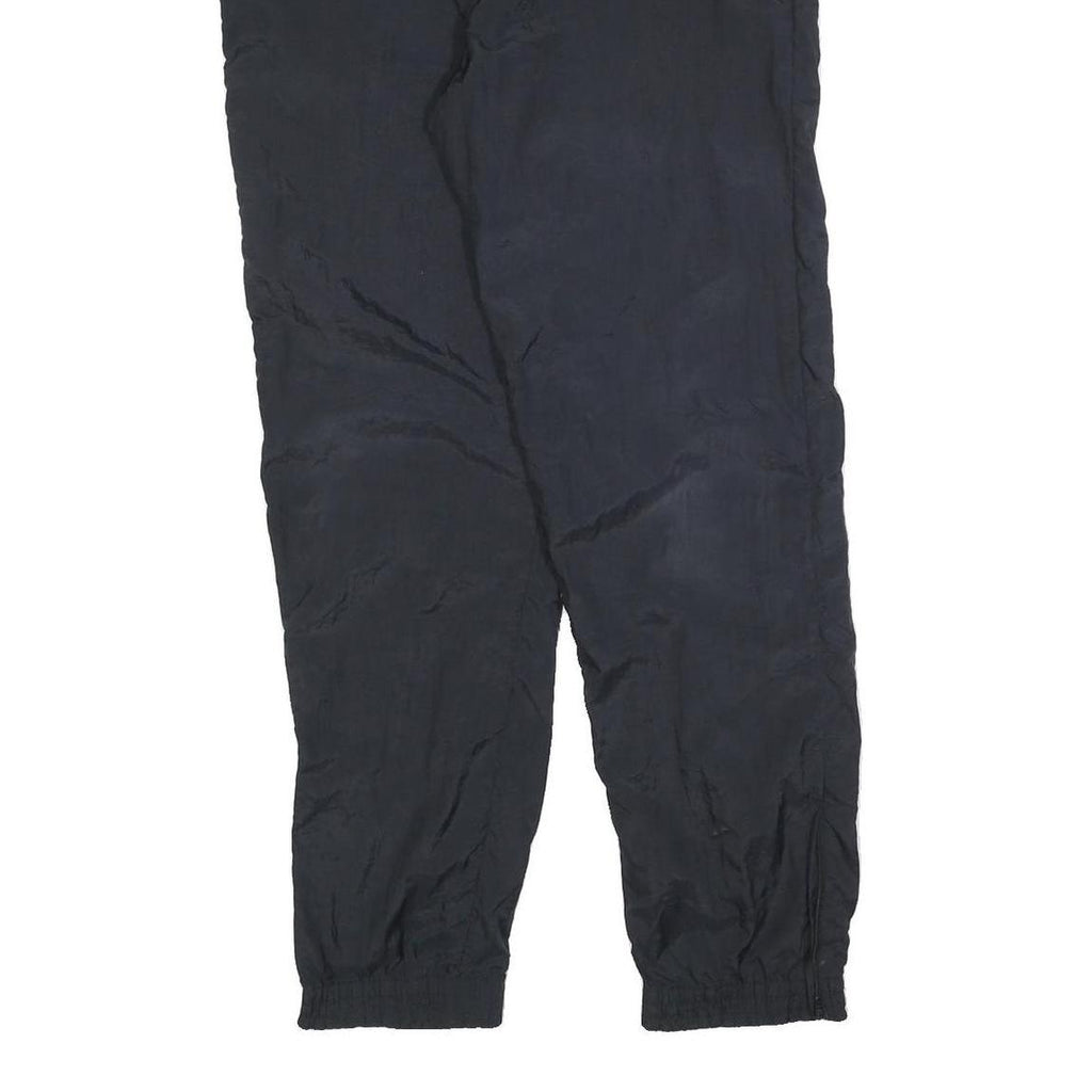 ADIDAS Mens Joggers Black M W32 L30 Polyester Blend Regular Fit Tapered Leg