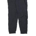 ADIDAS Mens Joggers Black M W32 L30 Polyester Blend Regular Fit Tapered Leg