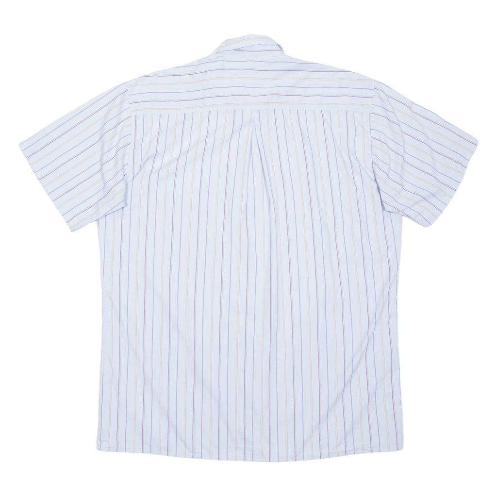 WEDER MELER Mens Shirt Blue Striped Long Sleeve M