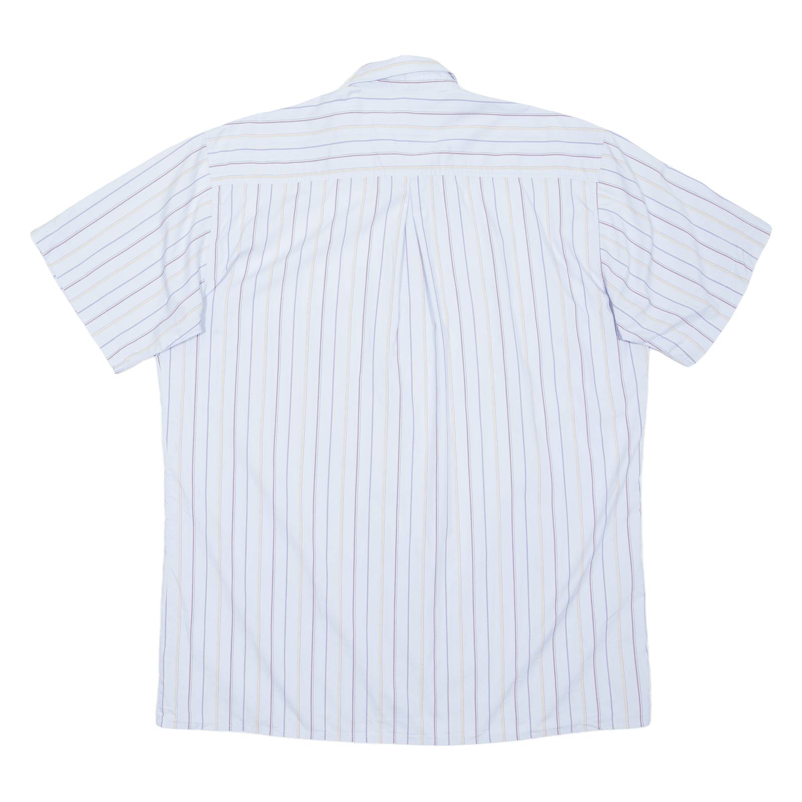 WEDER MELER Mens Shirt Blue Striped Long Sleeve M