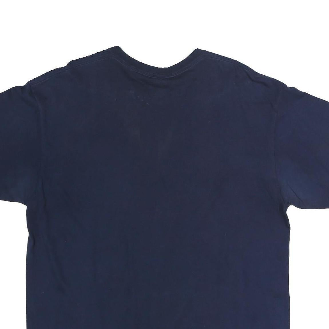 NFL Mens Blue Super Bowl Champions XL Short Sleeve Crew Neck Graphic T-Shirt