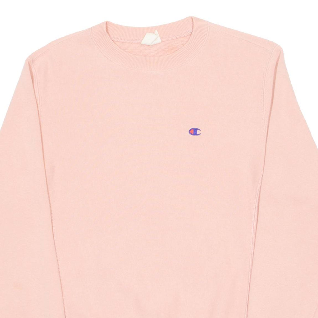 CHAMPION REVERSE WEAVE Mens Sweatshirt Pink Crew Neck S