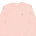 CHAMPION REVERSE WEAVE Mens Sweatshirt Pink Crew Neck S