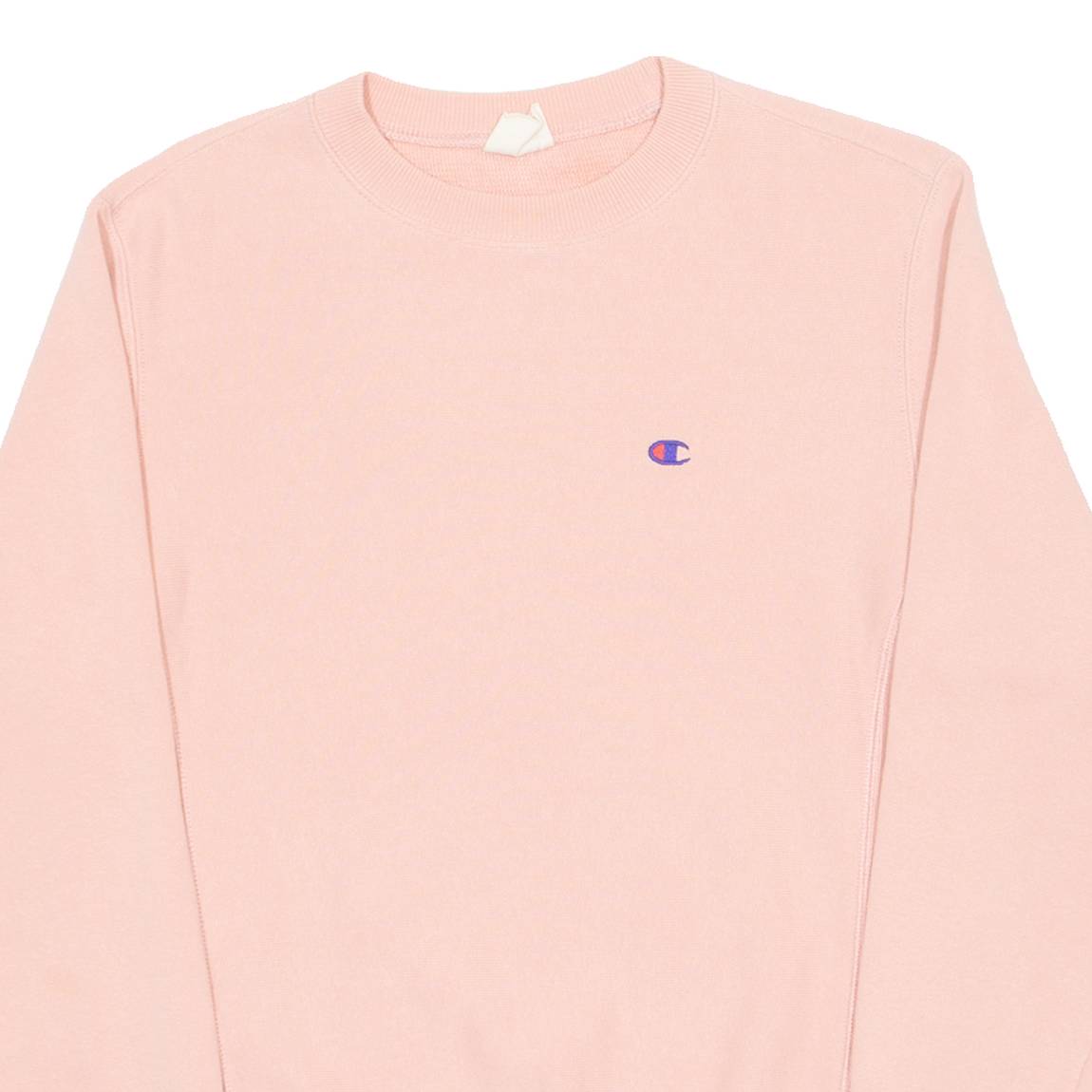CHAMPION REVERSE WEAVE Mens Sweatshirt Pink Crew Neck S
