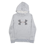 UNDER ARMOUR Mens Grey Hoodie S Performance Sweatshirt Casual Sportswear