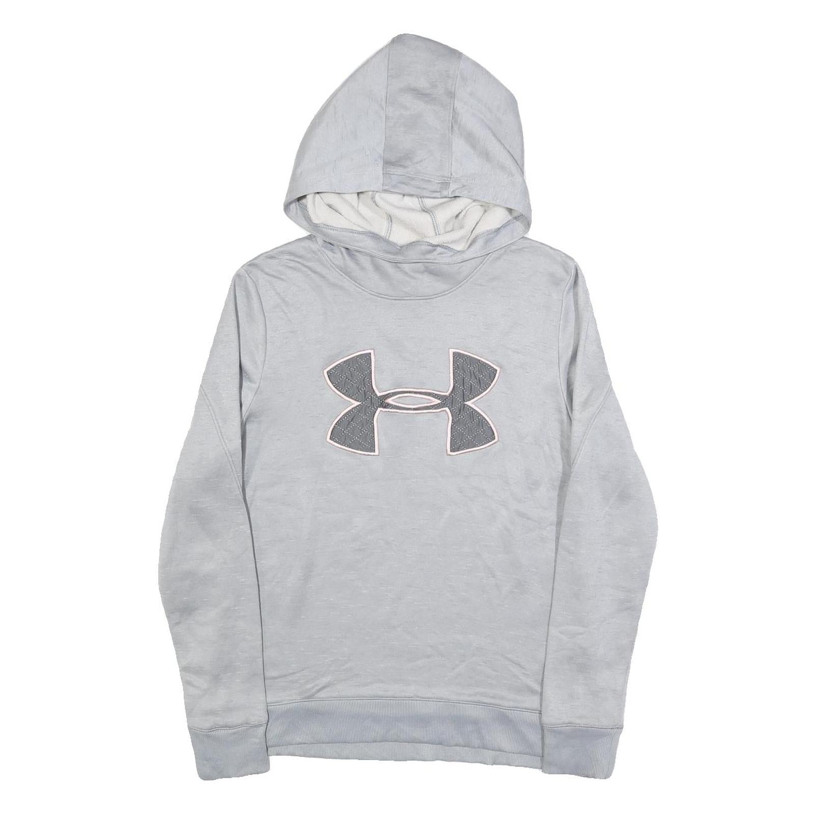 UNDER ARMOUR Mens Grey Hoodie S Performance Sweatshirt Casual Sportswear