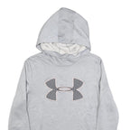 UNDER ARMOUR Mens Grey Hoodie S Performance Sweatshirt Casual Sportswear