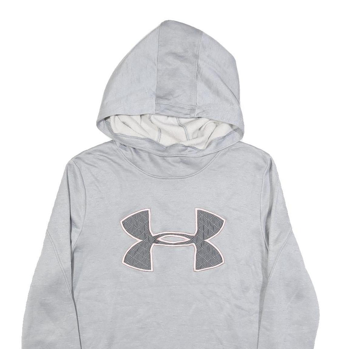 UNDER ARMOUR Mens Grey Hoodie S Performance Sweatshirt Casual Sportswear