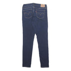 LEVI'S 711 Womens Jeans Blue Slim Skinny Denim W28 L30 Stretch Cotton Blend