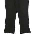 TOMMY HILFIGER Womens Cotton Blend Black Regular Straight Trousers W30 L23