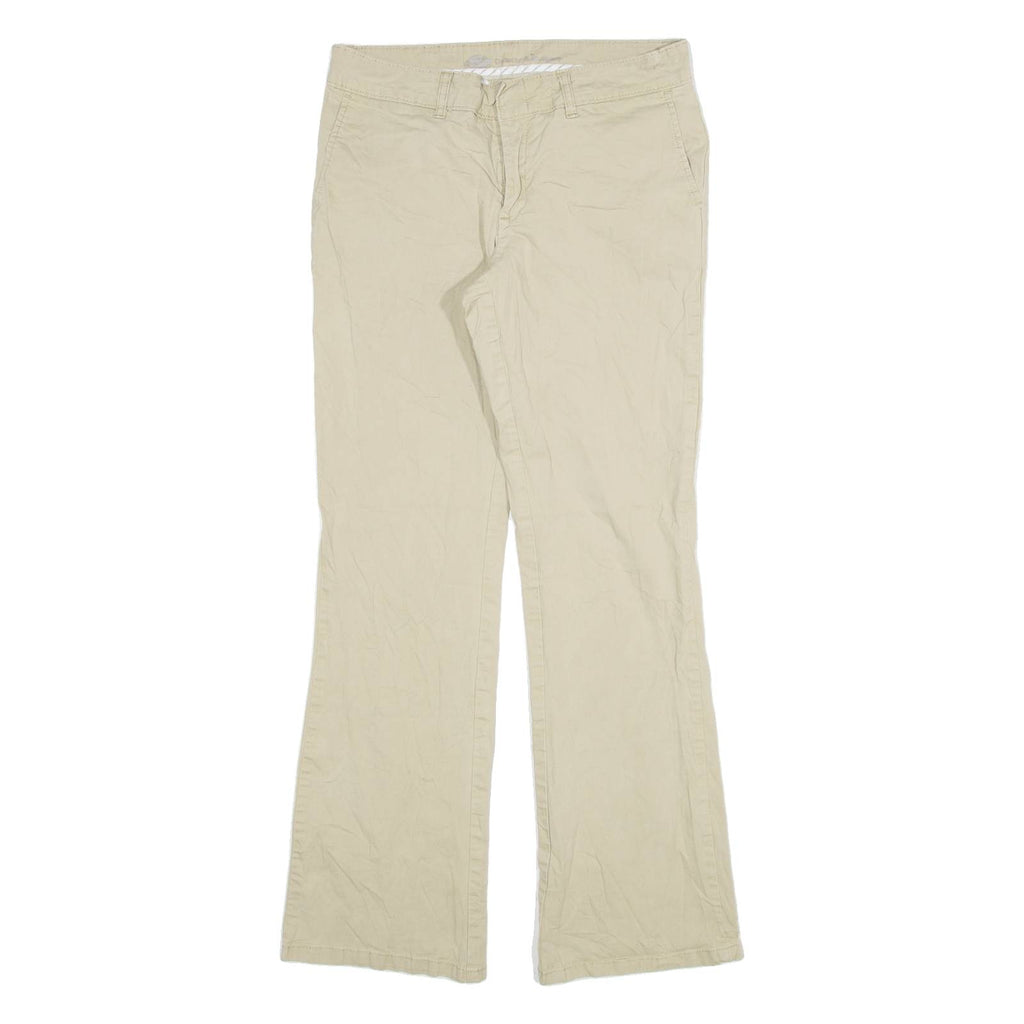 DICKIES Womens Trousers Beige Slim Bootcut W30 L29
