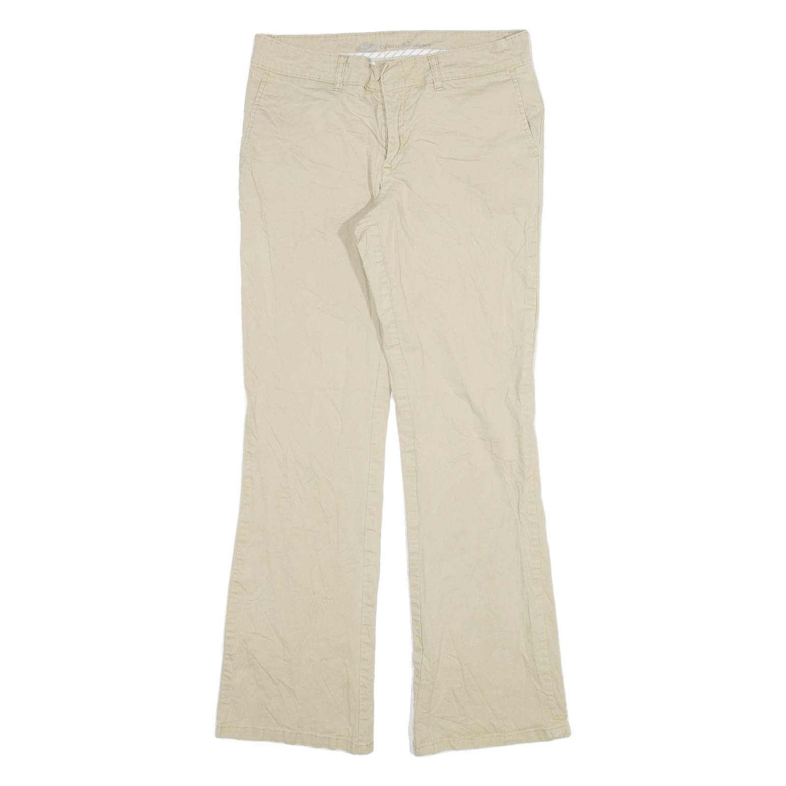 DICKIES Womens Trousers Beige Slim Bootcut W30 L29