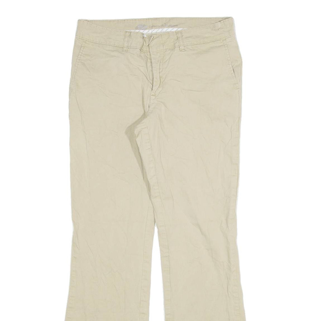DICKIES Womens Trousers Beige Slim Bootcut W30 L29