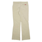 DICKIES Womens Trousers Beige Slim Bootcut W30 L29