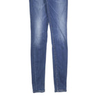 TOMMY HILFIGER Womens Slim Blue Denim Jeans Cotton Blend Zip W26 L34 Stylish