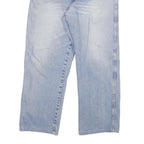 DICKIES Mens Regular Fit Light Blue Denim Jeans Cotton Blend Zip W34 L26 Casual