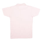 DEAN'S Mens Pink Polo Shirt Short Sleeve Plain S Cotton Blend Casual Summer