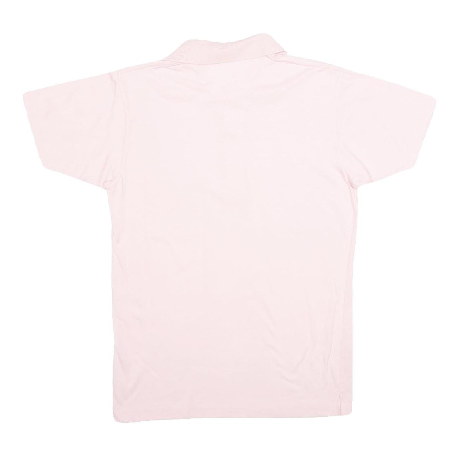 DEAN'S Mens Pink Polo Shirt Short Sleeve Plain S Cotton Blend Casual Summer