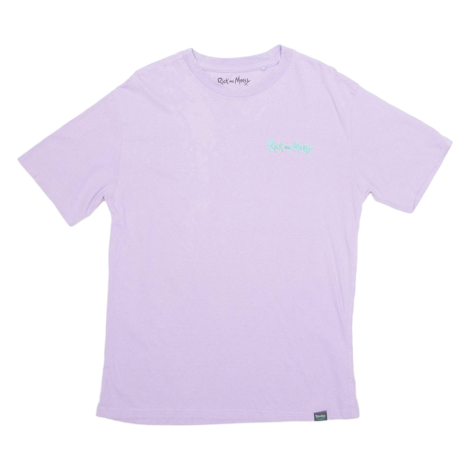 PULL&BEAR Rick & Morty Mens T-Shirt Purple M