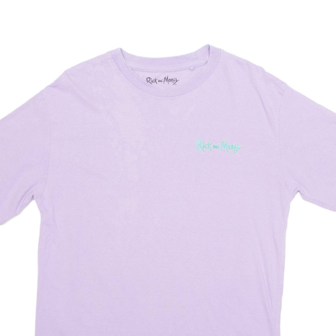PULL&BEAR Rick & Morty Mens T-Shirt Purple M