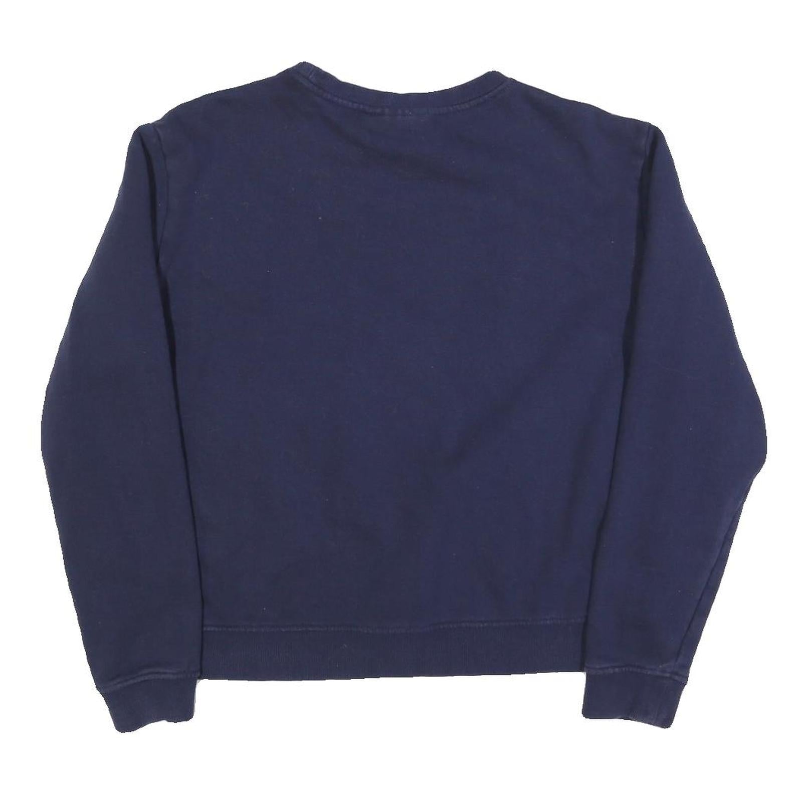 FILA Womens Navy Blue Sweatshirt Crew Neck XL Cotton Blend Pullover Casual