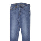LEVI'S 501S Womens Jeans Blue Slim Skinny Denim Medium W27 L26 Button Closure
