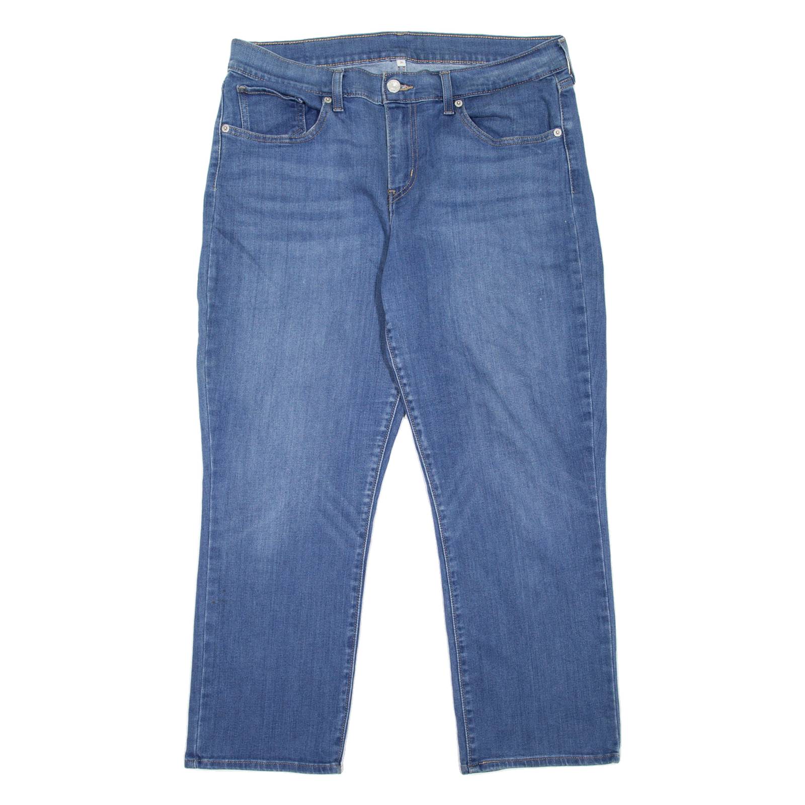 LEVI'S Womens Jeans Blue Relaxed Straight Stone Wash W31 L25