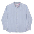 HILFIGER DENIM Mens Blue & White Check Shirt L Casual Cotton Stylish