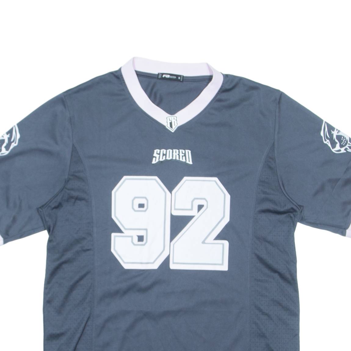 FB SISTER Womens Jersey Grey V-Neck S