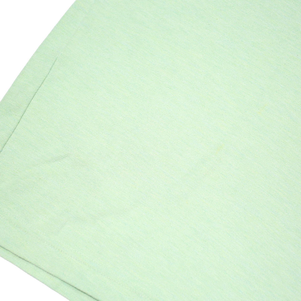 TOMMY HILFIGER Mens Light Green Short Sleeve Polo Shirt L Cotton Blend Minimal