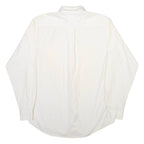 TOMMY BAHAMA Mens Plain Shirt Cream Long Sleeve S