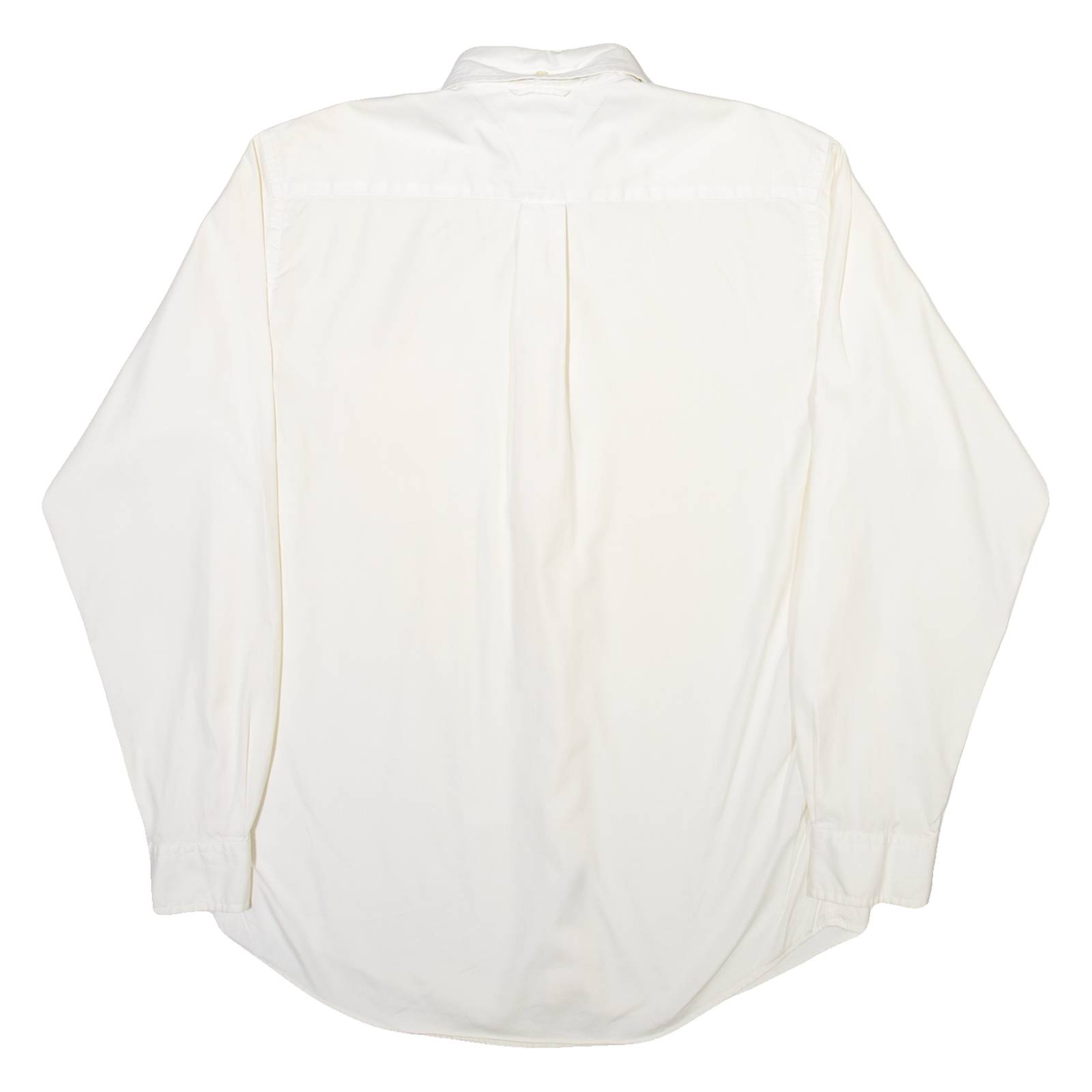 TOMMY BAHAMA Mens Plain Shirt Cream Long Sleeve S