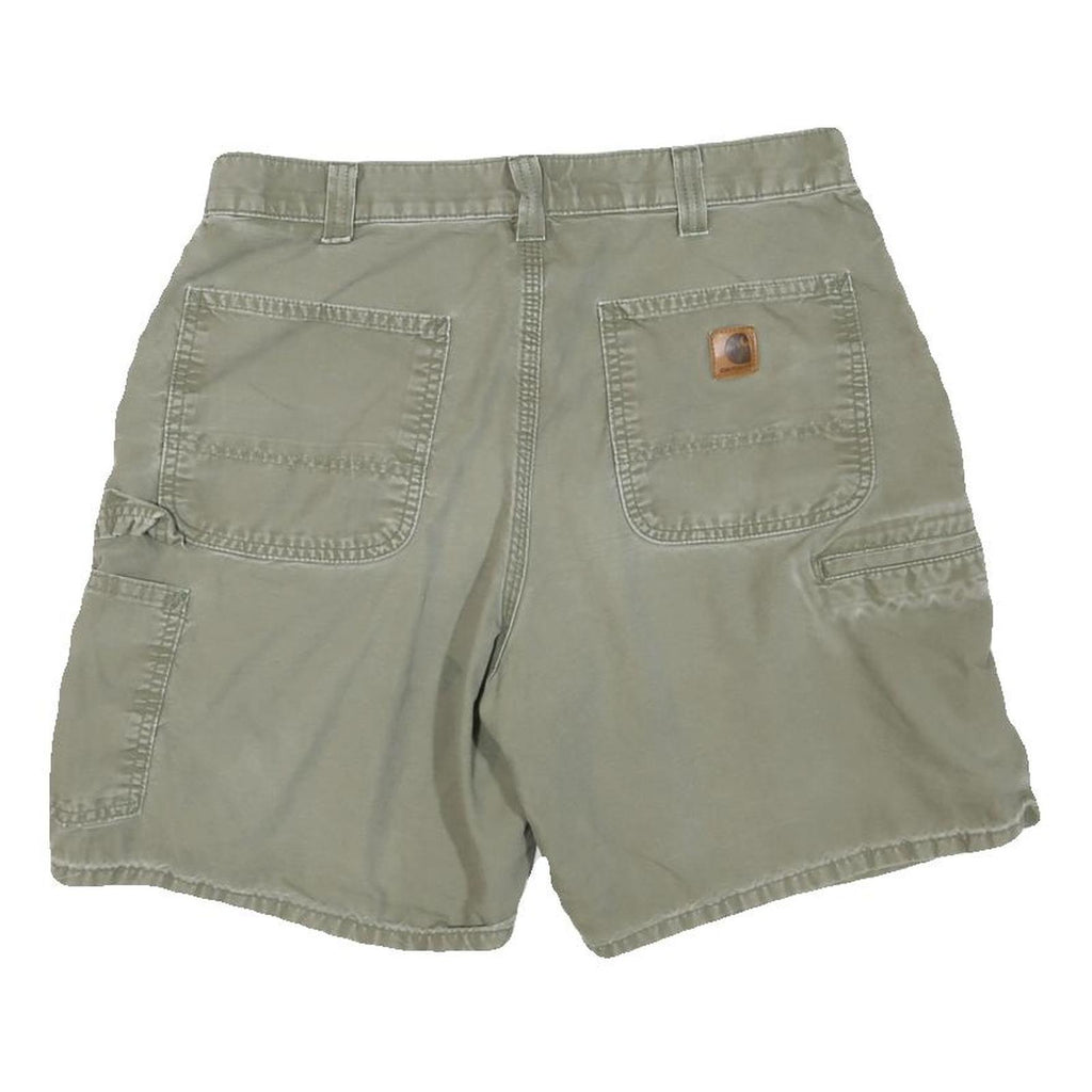 CARHARTT Mens Shorts Beige Casual Cotton Blend M W32 Durable Workwear