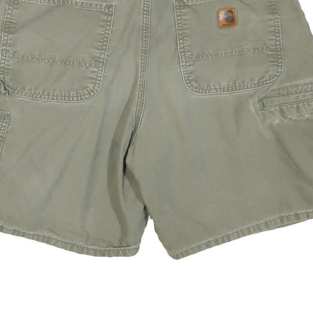CARHARTT Mens Shorts Beige Casual Cotton Blend M W32 Durable Workwear
