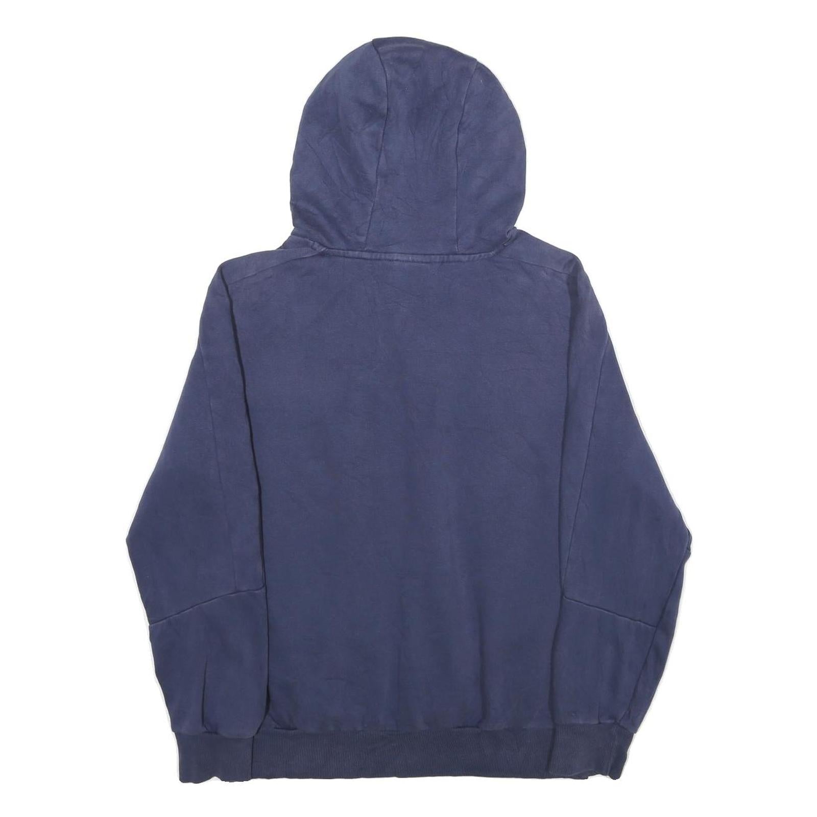 PUMA Mens Blue Pullover Hoodie S Cotton Sportswear Casual Gym