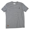 KANGOL Mens Grey S Short Sleeve Crew Neck Cotton Blend Graphic T-Shirt