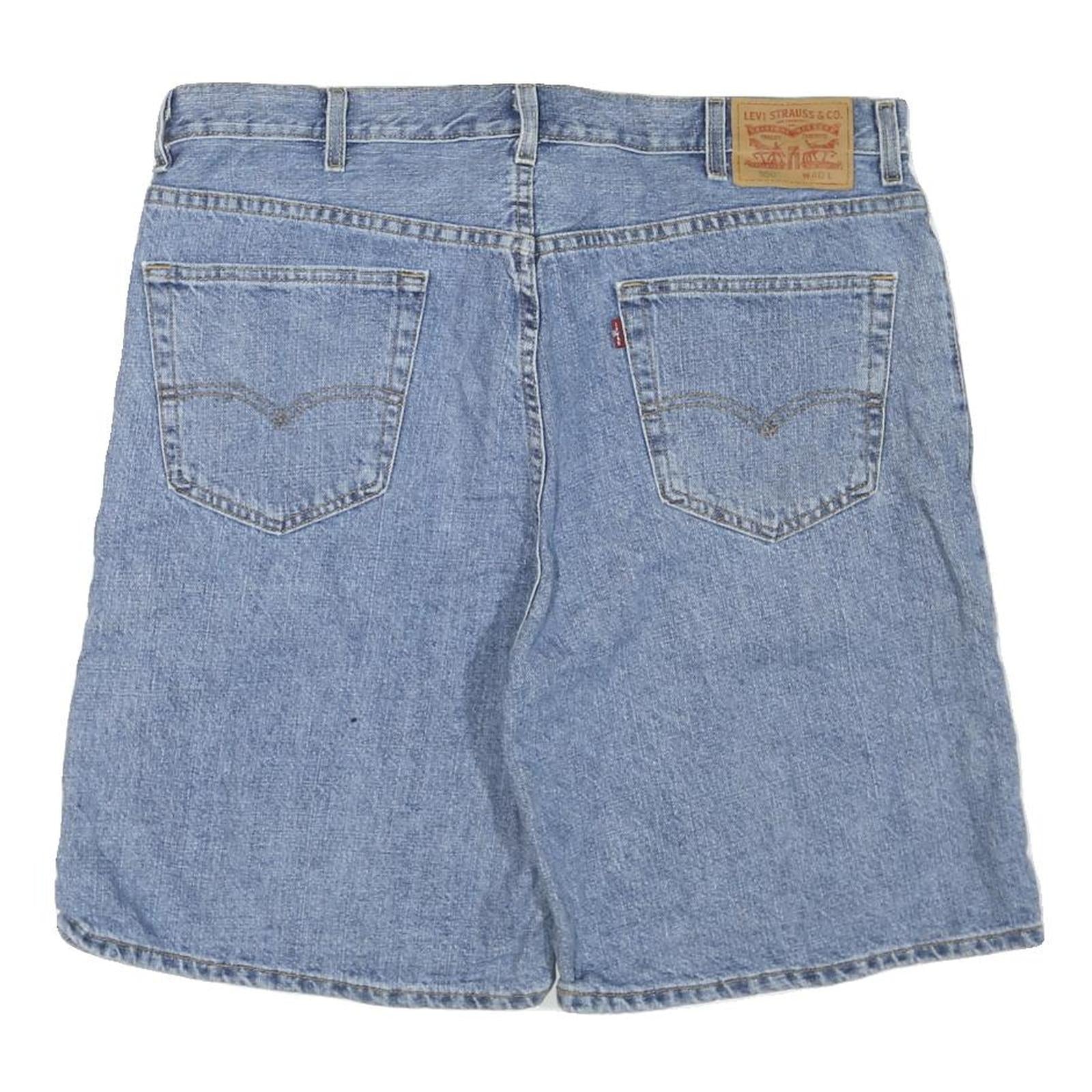 LEVI'S Mens Denim Blue Casual Shorts XL W40 Classic Cotton Blend Comfortable