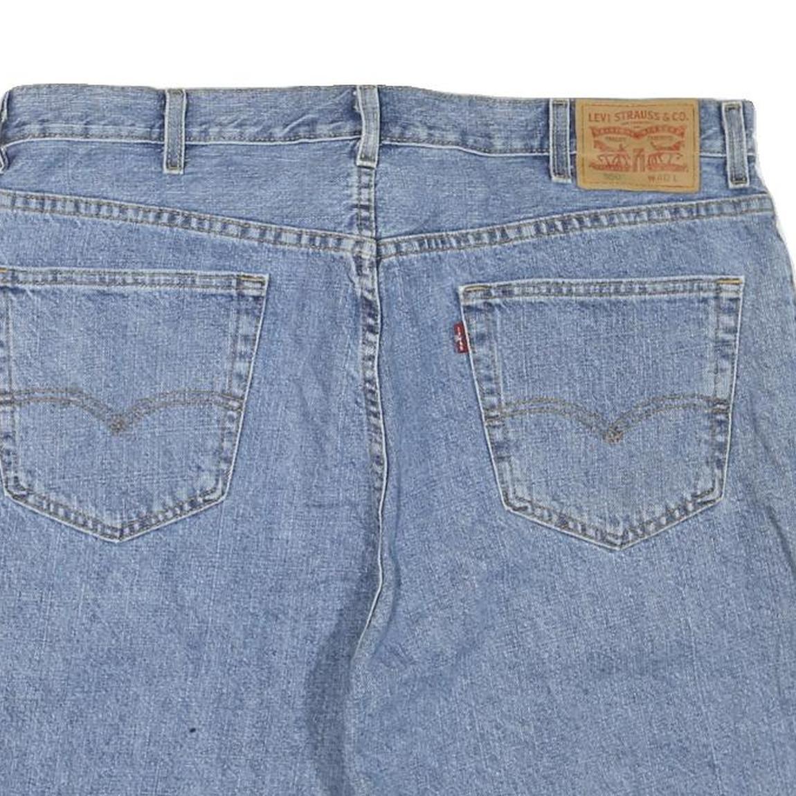 LEVI'S Mens Denim Blue Casual Shorts XL W40 Classic Cotton Blend Comfortable