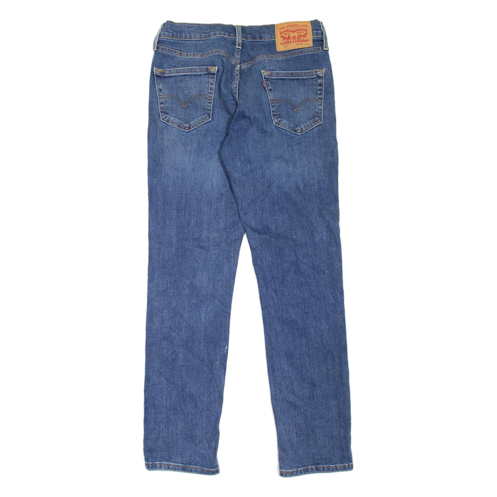 LEVI'S 511 Jeans Mens Blue Slim Straight Stone Wash W30 L32