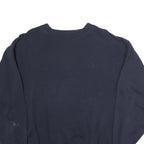 HAPPY LIFE Mens Navy Sweatshirt Crew Neck M Cotton Pullover Casual Unisex