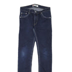 LEVI'S Womens Slim Blue Denim Jeans W28 L31 Zip Pockets Classic Fit Cotton Blend