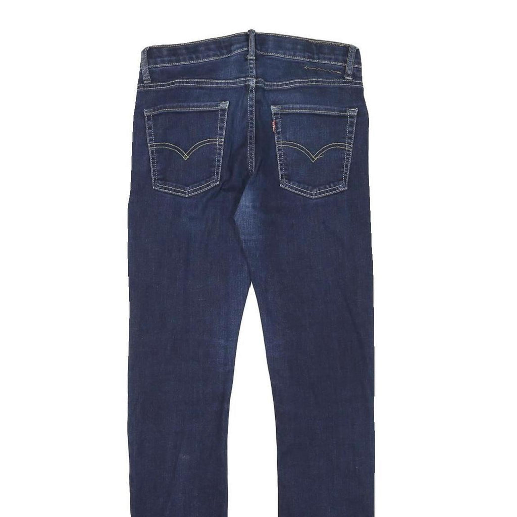 LEVI'S Womens Slim Blue Denim Jeans W28 L31 Zip Pockets Classic Fit Cotton Blend